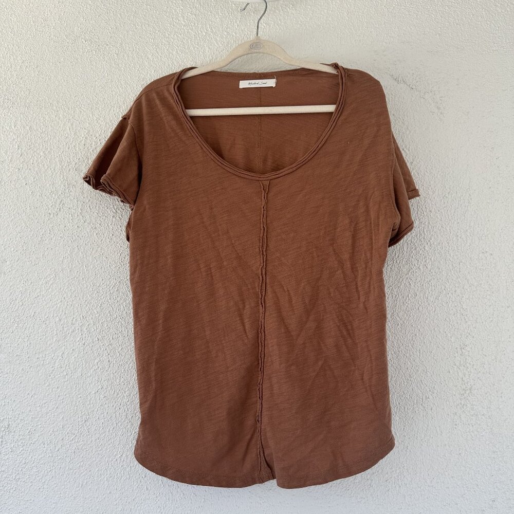 Womens Size Small Rust Tee